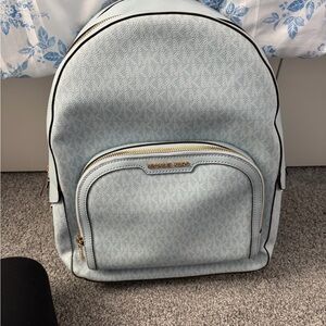Michael Kors Sky Blue Backpack